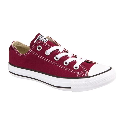 Tenis casuales Converse choclo Chuck Taylor Classic color vino, Unisex, mod. 72341