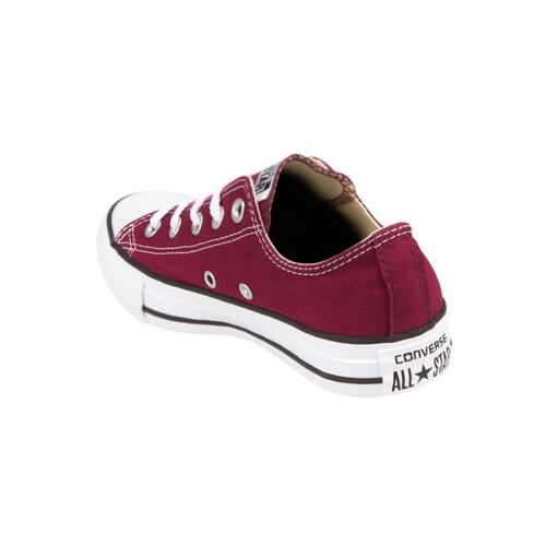 Tenis casuales Converse choclo Chuck Taylor Classic color vino, Unisex, mod. 72341