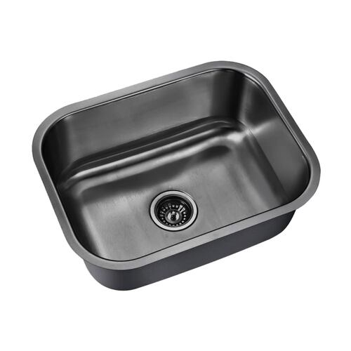 Tarja Sencilla Para Submontar Incluye Contra canasta en Acero Inox