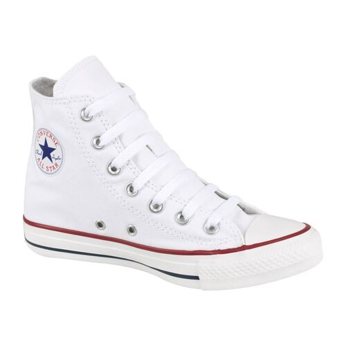 Tenis casual de bota Converse Chuck Taylor Classic Unisex, color blanco, mod. 10102