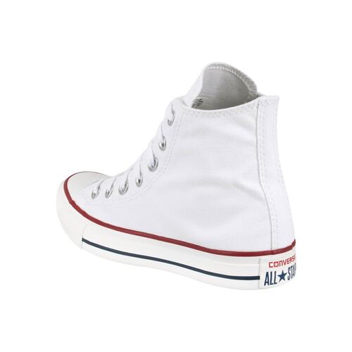 Tenis casual de bota Converse Chuck Taylor Classic Unisex, color blanco, mod. 10102