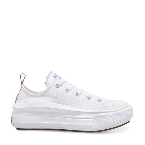 Tenis casual Chuck Taylor All Star Move Color Pop Platform para niña, color blanco, mod. 1083286