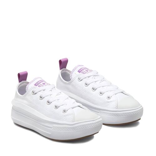 Tenis casual Chuck Taylor All Star Move Color Pop Platform para niña, color blanco, mod. 1083286