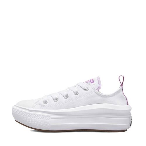 Tenis casual Chuck Taylor All Star Move Color Pop Platform para niña, color blanco, mod. 1083286