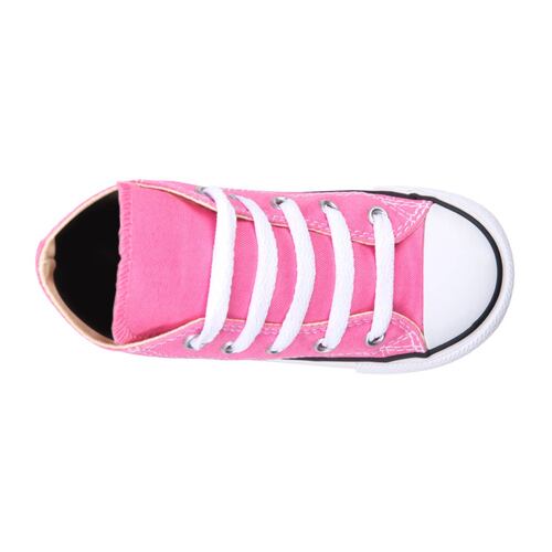 Tenis casual urbano Converse Chuck Taylor de bota para niña, color rosa, mod. 44781