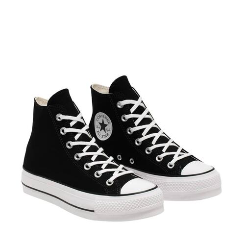 Tenis casual Chuck Taylor All Star Canvas Platform color negro, de bota, mod. 1029794