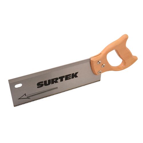 Serrucho Costilla 12pulg Mango Madera Herramienta Surtek