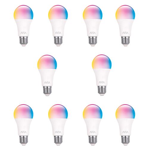 Foco Wifi 10w Avia Smarthome Dimeable Multicolor Pack 10
