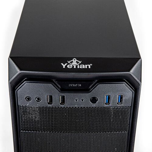 Gabinete Yeyian Stahl 900 ATX, sin Fuente, Negro.