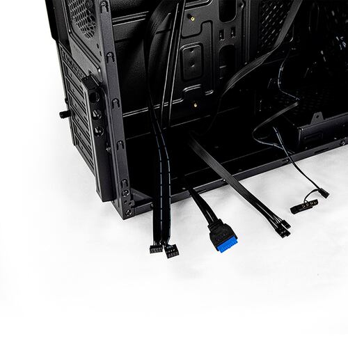 Gabinete Yeyian Stahl 900 ATX, sin Fuente, Negro.