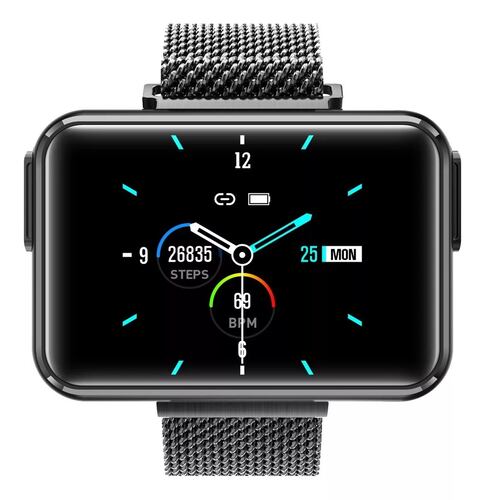 Smartwatch 2 En 1 T91 Ext. Metal  Con Audífonos Tws Wireless 1.4  FRALUGIO.