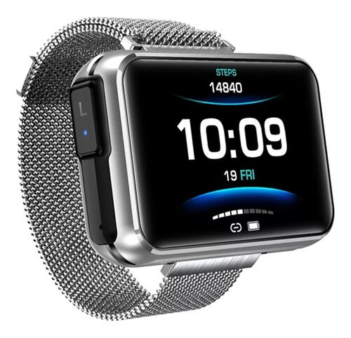 Smartwatch 2 En 1 T91 Ext. Metal  Con Audífonos Tws Wireless 1.4  FRALUGIO.