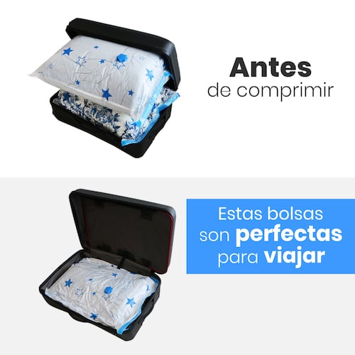 AGBOX Bolsas De Almacenamiento Sellado al  Alto Vacio, 8 piezas Varios Tamaños TH-BOLSROP01.