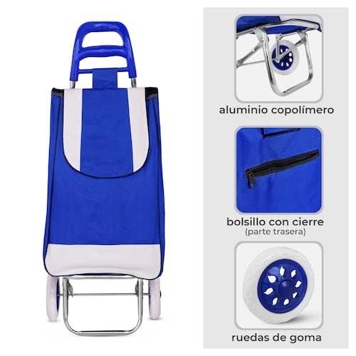AGBOX Carrito De Mandado Miltiusos Plegable TH-CARRIT01.