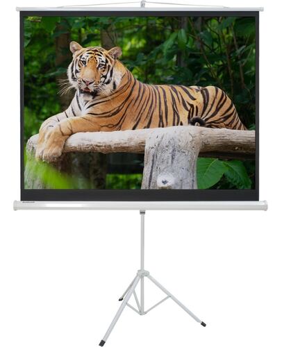 Pantalla Proyeccion Manual Con Tripie 72 Pulgadas