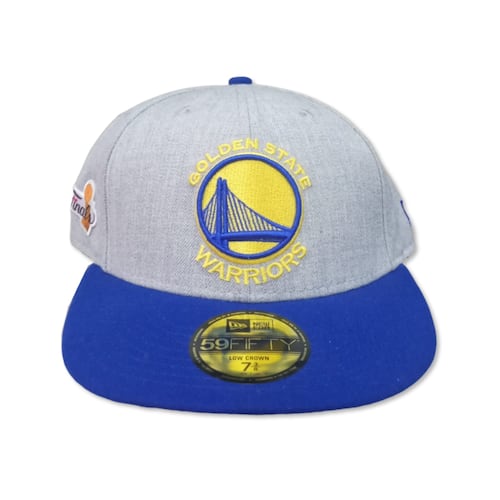 Gorra New Era 59Fifty Warriors Patch Finals Gris 11496288