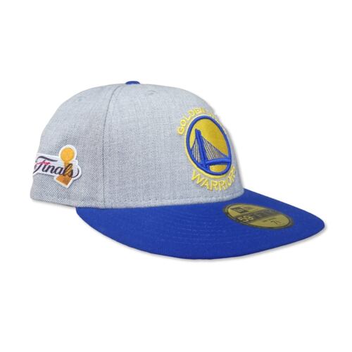Gorra New Era 59Fifty Warriors Patch Finals Gris 11496288