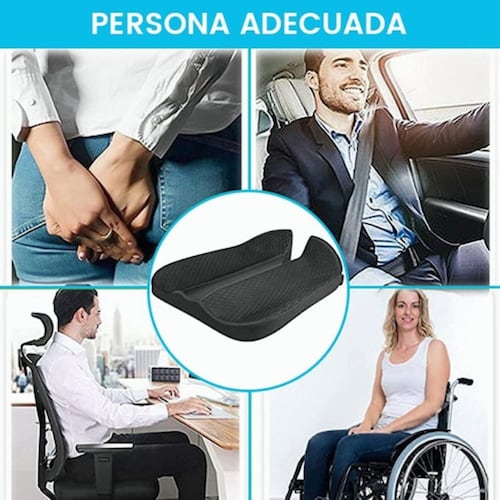 Cojín De Espuma Viscoelástica Para Coxis Para Auto Y Silla