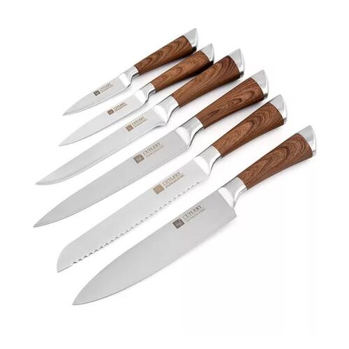 Juego De Cuchillos De Chef Profesional, 6 Unidades.