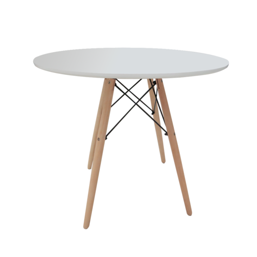 Mesa de Comedor Redonda para 4 Personas desayunador Oslo 80 cm de diametro