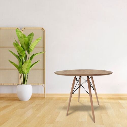 Mesa de Comedor Redonda para 4 Personas desayunador Oslo 80 cm de diametro