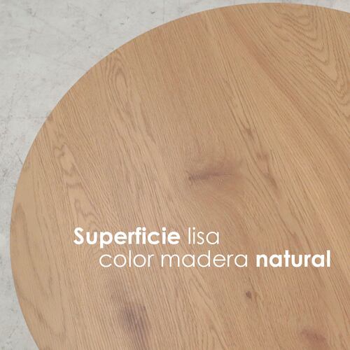 Mesa de Comedor Redonda para 4 Personas desayunador Oslo 80 cm de diametro