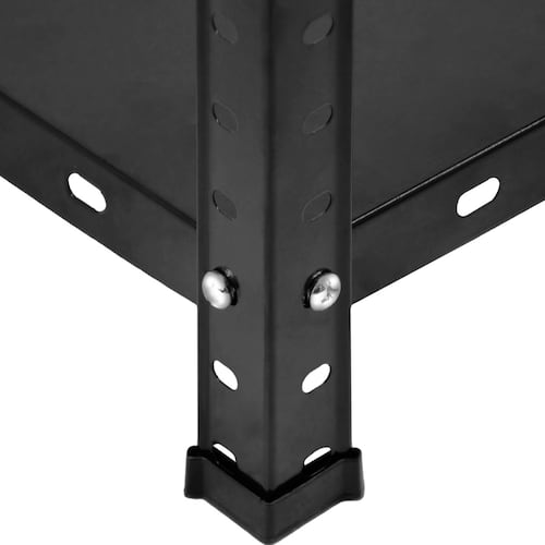 Anaquel Estante Metálico Adf 4 Niveles 150x84x30cm Negro