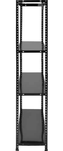 Anaquel Estante Metálico Adf 4 Niveles 150x84x30cm Negro