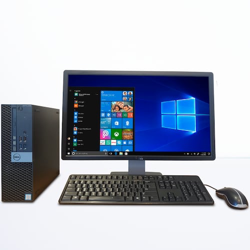 Computadora Dell i5 6ta Gen 16gb RAM 1TB HDD Monitor 22" (Reacondicionado) 