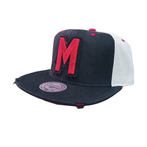 Gorra Mitchell & Ness Snapback M Negro-Beige 18186