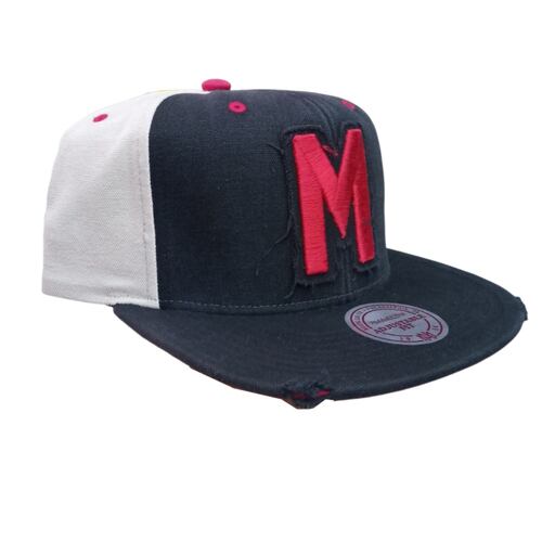 Gorra Mitchell & Ness Snapback M Negro-Beige 18186
