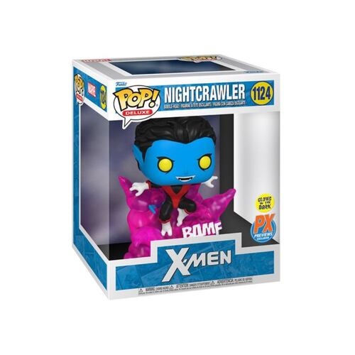 Nightcrawler Teletransportandose Glow Exclusivo PX Funko Pop X-Men Deluxe