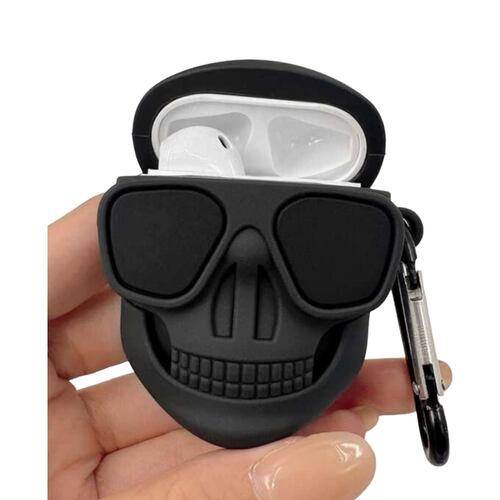 Funda Case Protector Compatible Con AirPods Pro,  AirPods Pro (2da Generación)  AirPods 3  Calaca calavera.