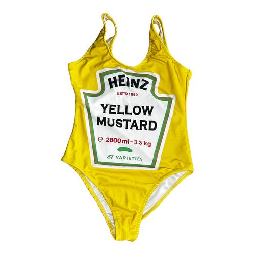 Duo Traje De Baño Pareja Capsup Y Mostaza Heinz.