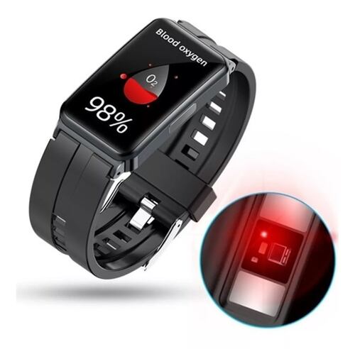 Reloj Inteligente Smartwatch Reloj Ep01 Fralugio Mide Glucosa Ecg Hr Bp Bpo2