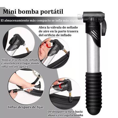 Kit De Herramienta Con Bolsa Y Bomba Para Bicicleta