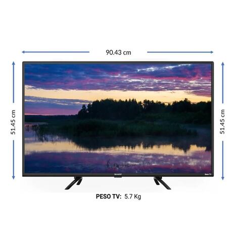 TELEVISOR SHARP 40 Pulgadas FHD ROKU TV 2T-C40EF4UR