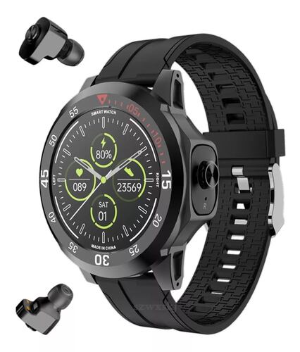 Smartwatch Reloj Para Hombre Con Audífonos Tws N16 Fralugio Exp A 64gb