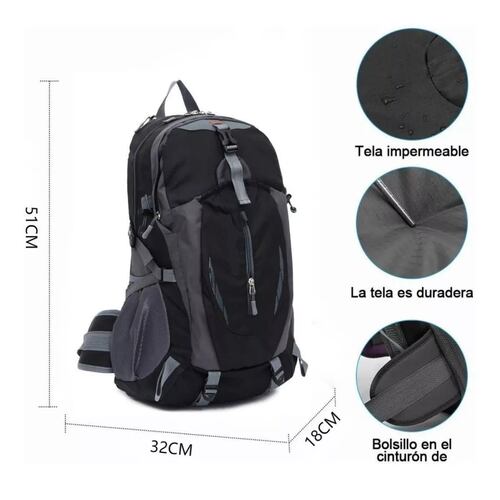 Mochila Deportiva De Viaje Para Exteriores De Alpinismo 50l