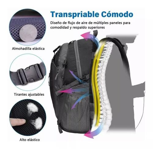 Mochila Deportiva De Viaje Para Exteriores De Alpinismo 50l