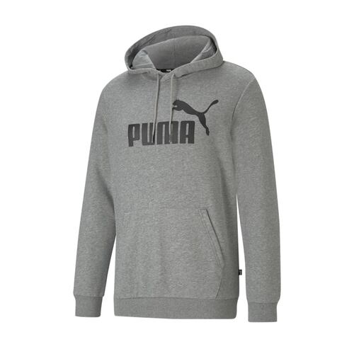 Sudadera gris con capucha, logo de Puma en grande, para hombre, mod. 1052564