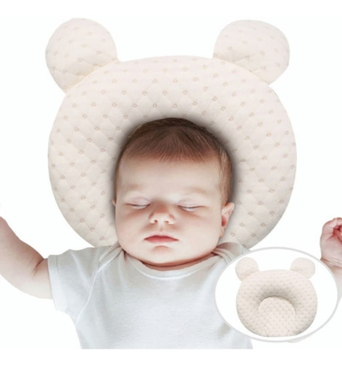 Almohada de bebe para cabeza plana sale