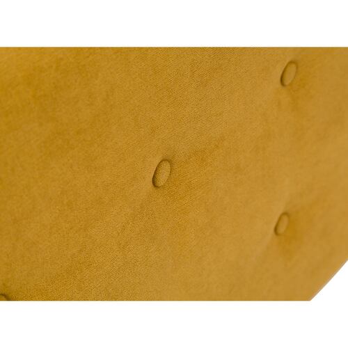Colchn Queen Size Restonic Trust Con Cabecera Bilbao Alessa Mostaza