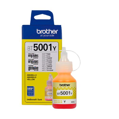 Kit De 4 Tintas Originales Brother - Bt-d60bk Negro Bt5001 Cyan, Magenta, Yellow.
