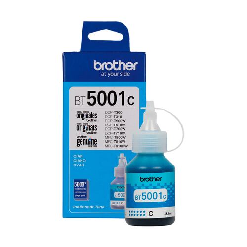 Kit De 4 Tintas Originales Brother - Bt-d60bk Negro Bt5001 Cyan, Magenta, Yellow.