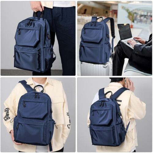 Mochila Multifuncional Informal De Moda Con Puerto Usb