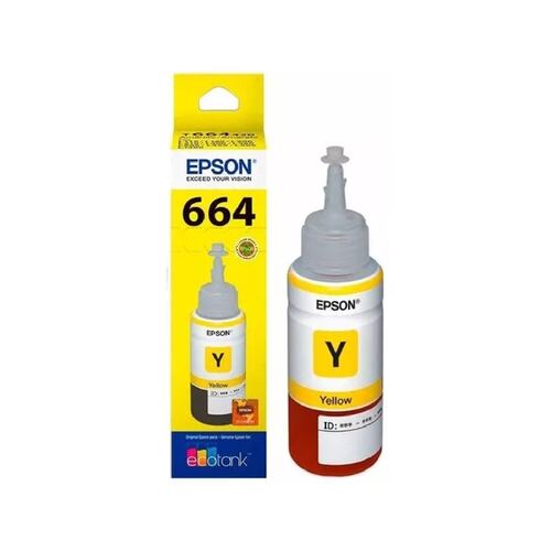 Kit De 4 Tintas Epson T664 Negro, Cyan, Magenta, Yellow