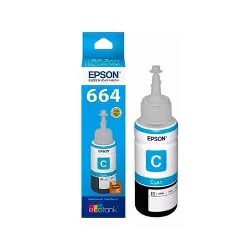 Kit De 4 Tintas Epson T664 Negro, Cyan, Magenta, Yellow