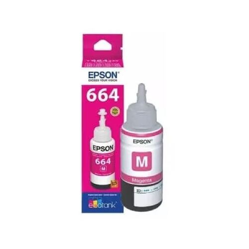 Kit De 4 Tintas Epson T664 Negro, Cyan, Magenta, Yellow