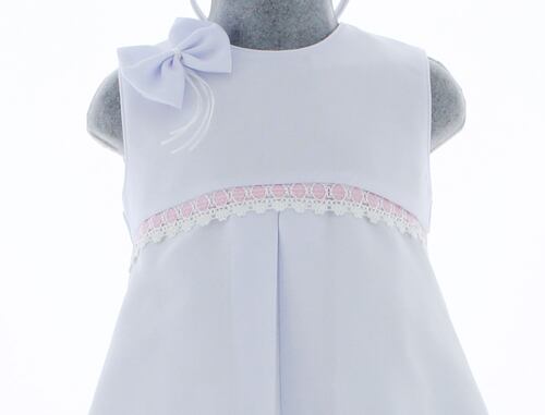 Vestido para Niña Pequeña Bebe Color Blanco 3478 1 a 5 años.